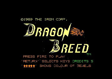 Dragon Breed (UK) (1989) screen shot title